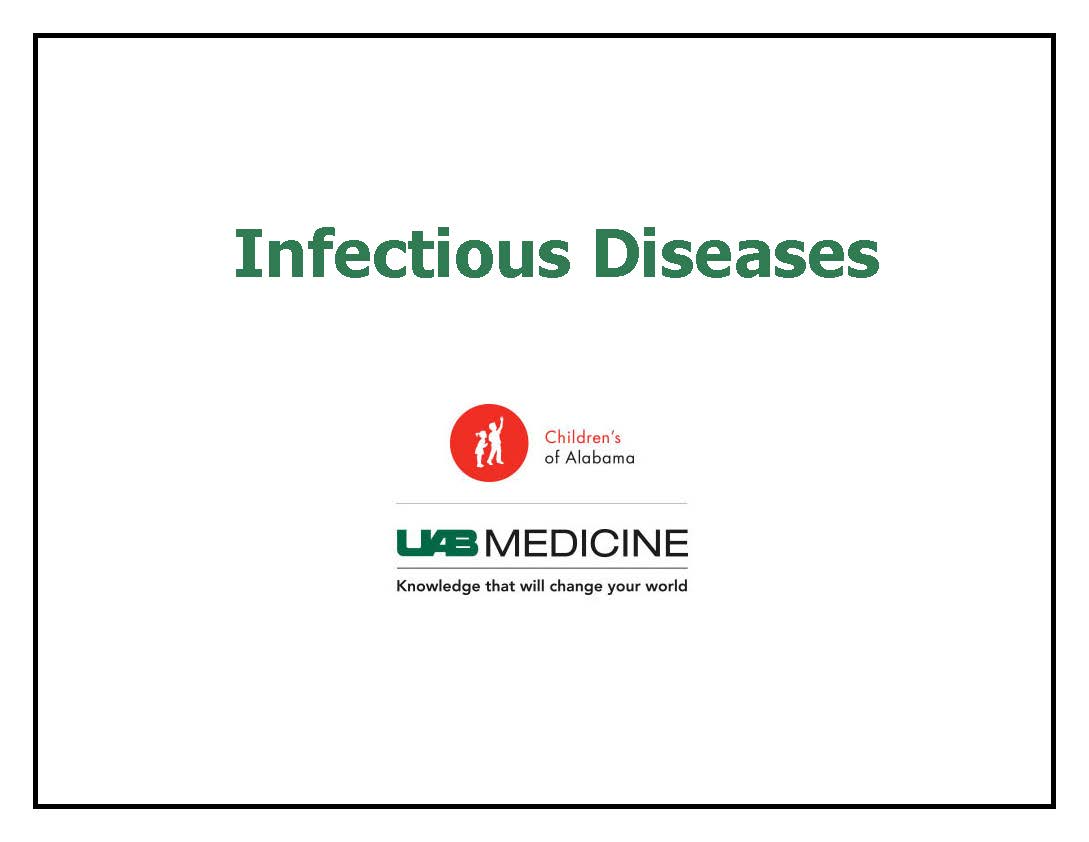 2023 Pediatric Infectious Diseases Noon Conference Banner